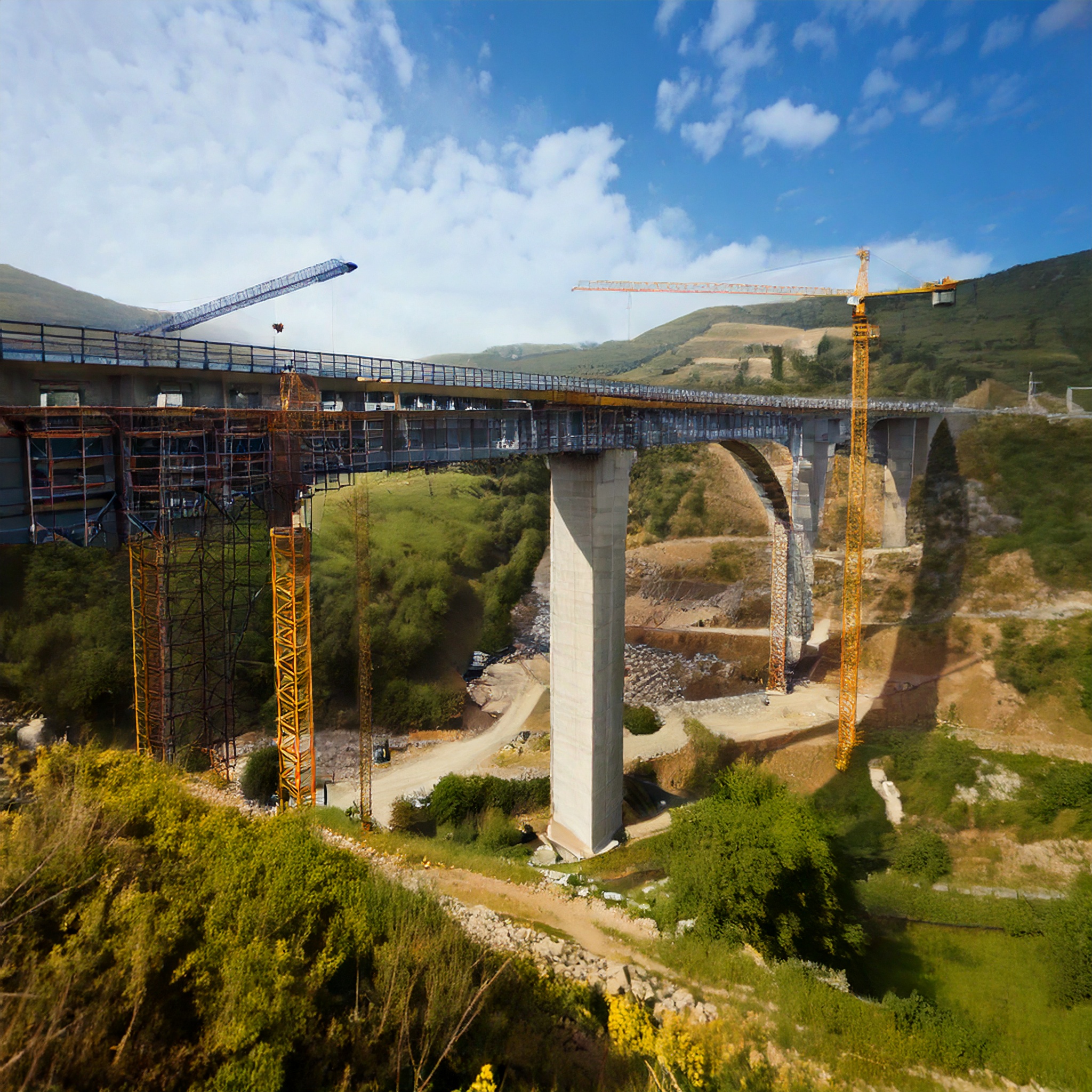 Firefly Talbrücke im Bau 6423